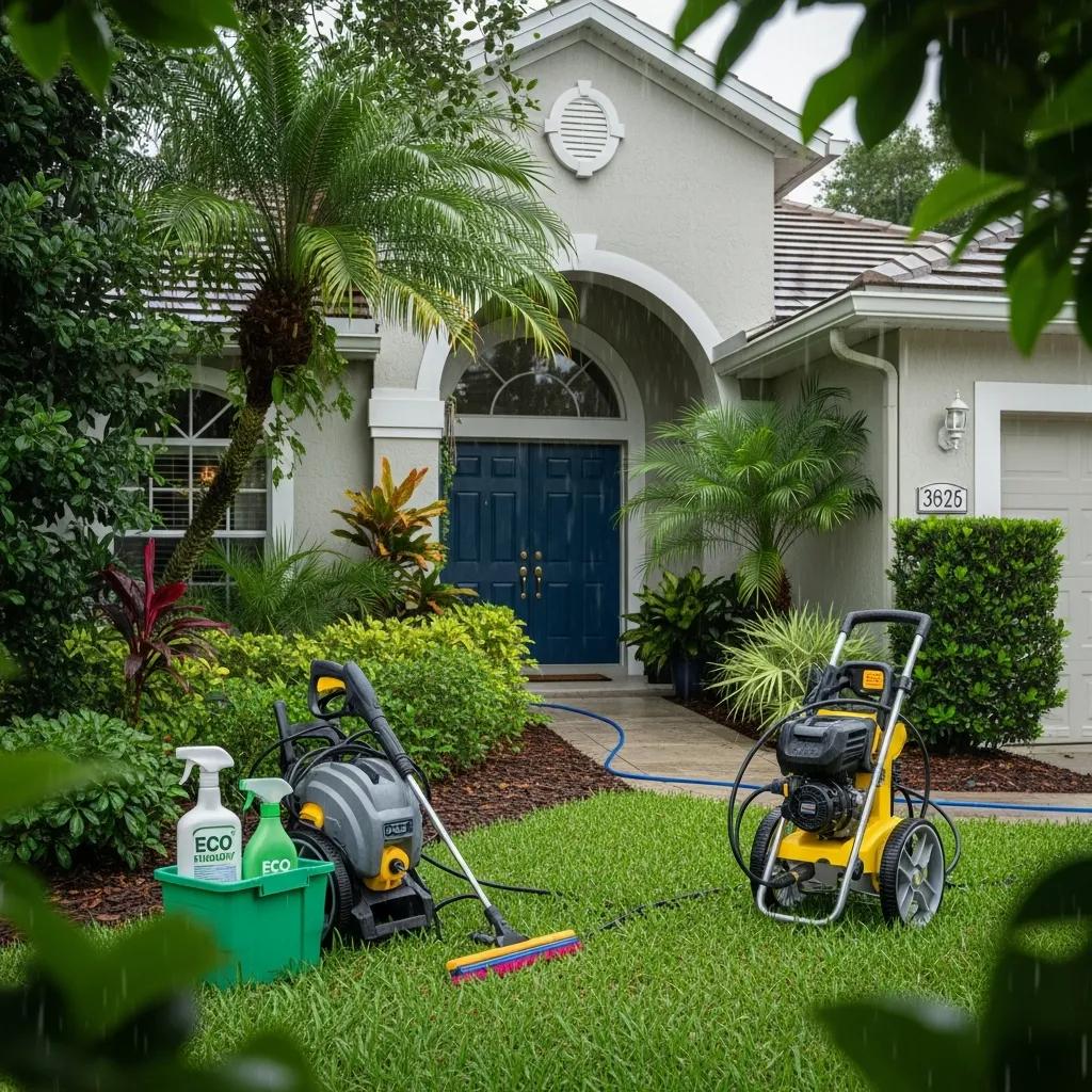 Preparing Your Home for Florida’s Rainy Season: Exterior Cleaning That Prevents Mold and Algae